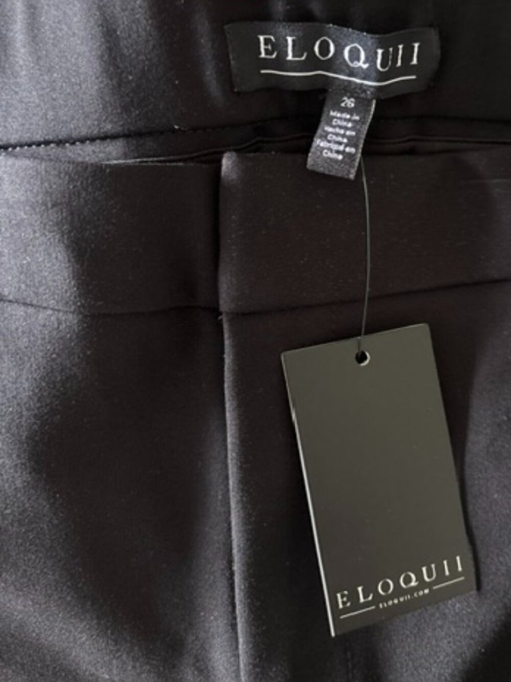 Eloquii pleated pants straight leg size 26 - Picture 4 of 4